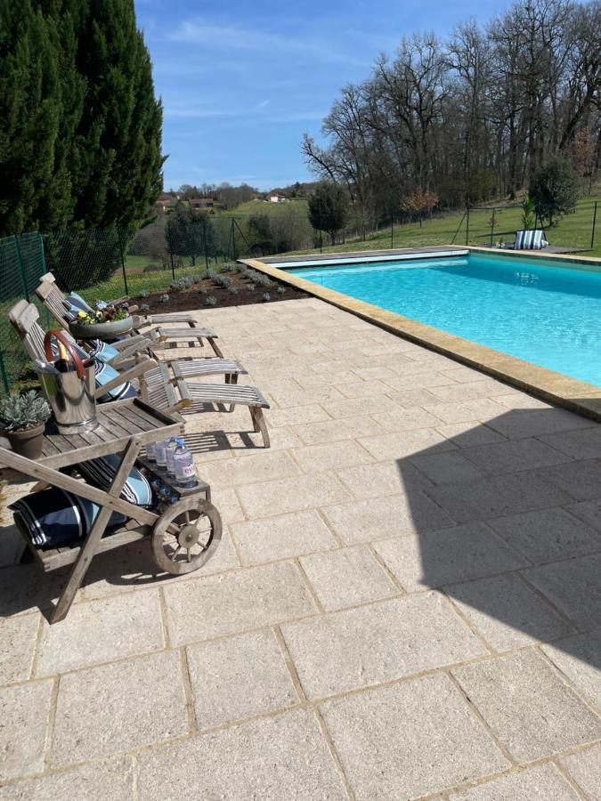 הוילה Coux-et-Bigaroque-Mouzens Manoir De La Brunie-Grand Longere מראה חיצוני תמונה